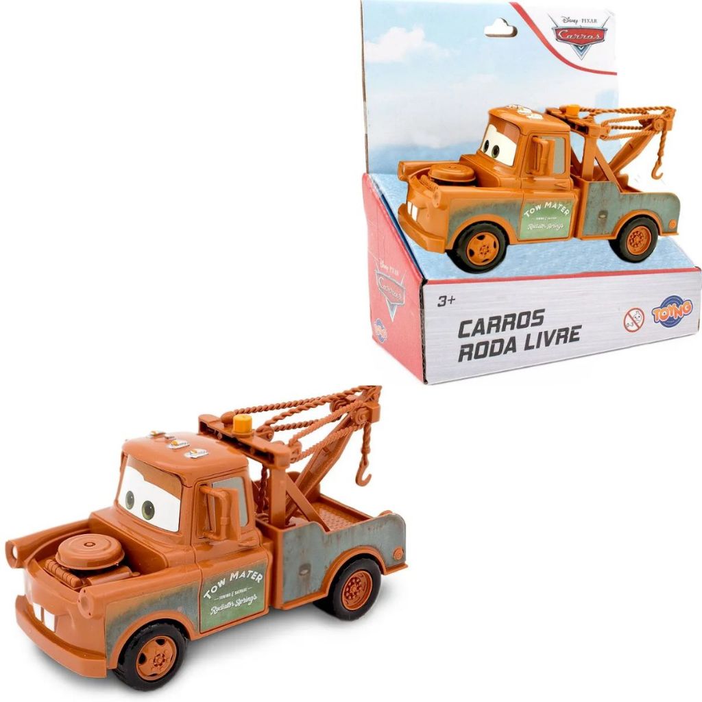 Detalhes do Carro Roda Livre Filme Carros - 13cm