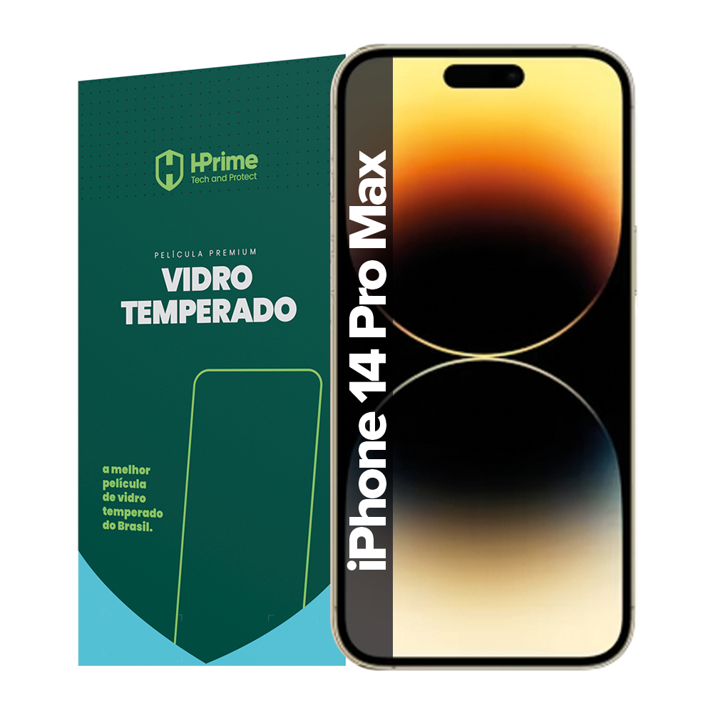 Película Hprime Vidro Temperado 9h Para iPhone 14 14 Pro 14 Pro Max