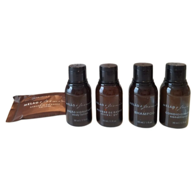 Kit 5 Itens Higiene Amenities - Melão e Jasmim · foto 2