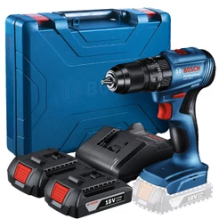 Furadeira de Impacto GSB 185-LI Bosch Parafusadeira 18V Brushless 2 Baterias