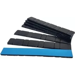 Chumbo Adesivo 50 Peças 5/10 Gramas 3 Kg P/ Balancear Preto