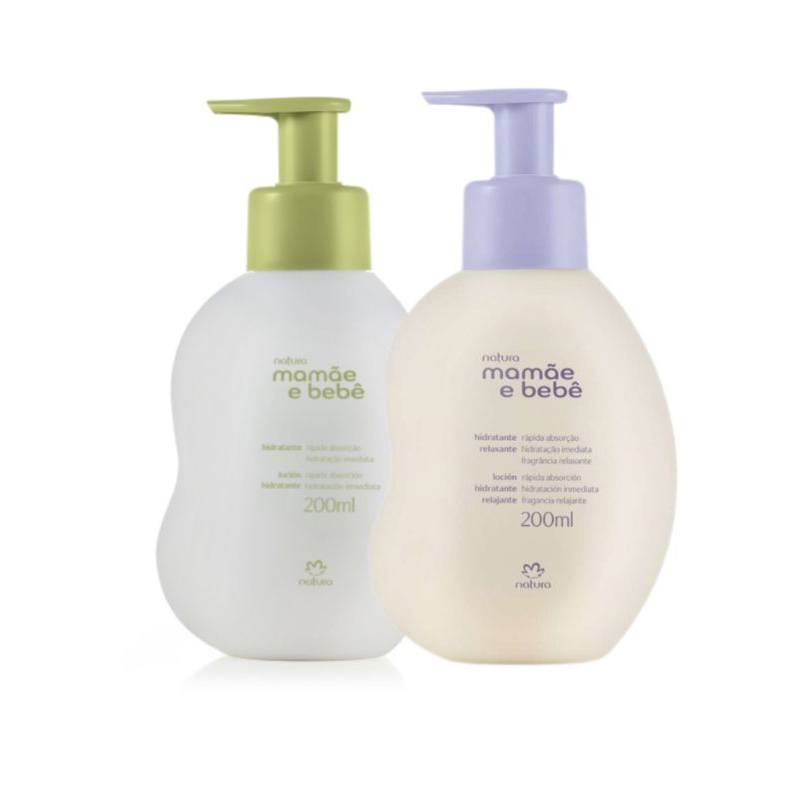 Kit Natura Mamãe e bebê hidratante