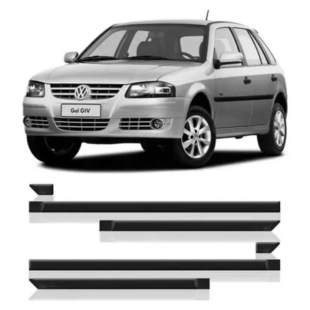 Friso Lateral Gol Parati G3/G4 4 Portas Modelo Original Largo