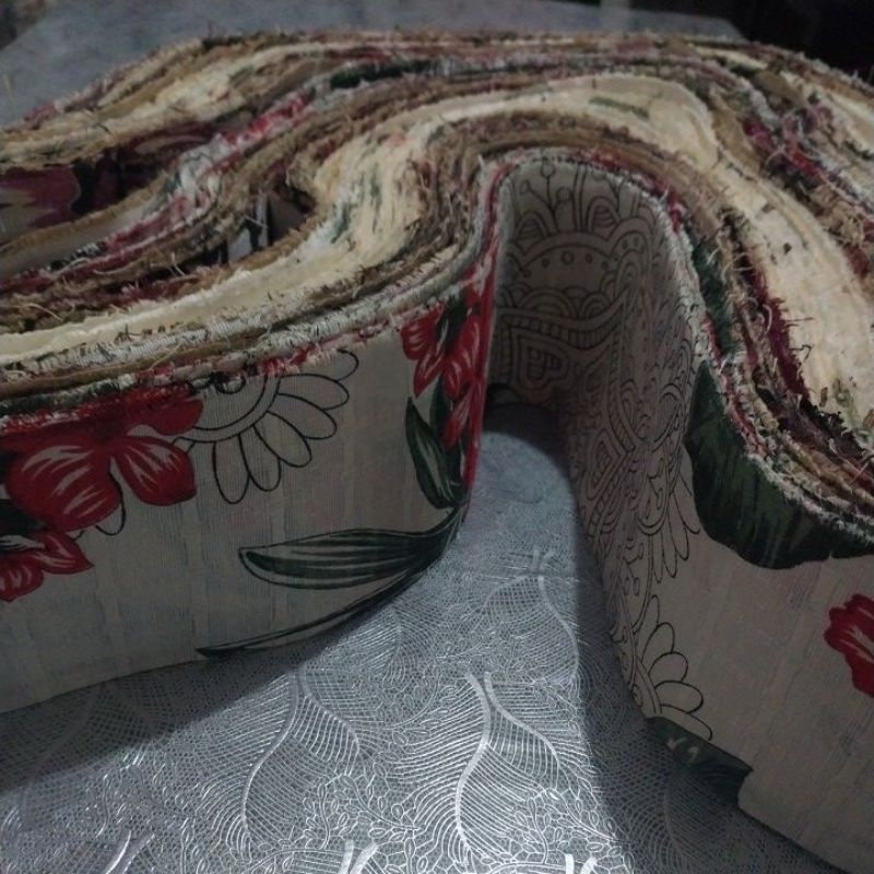 5 KG TIRAS DE TECIDO DE ALGODÃO,PERCAL, PIQUÊ, OXFORD E GORGURINHO PARA COSTURA