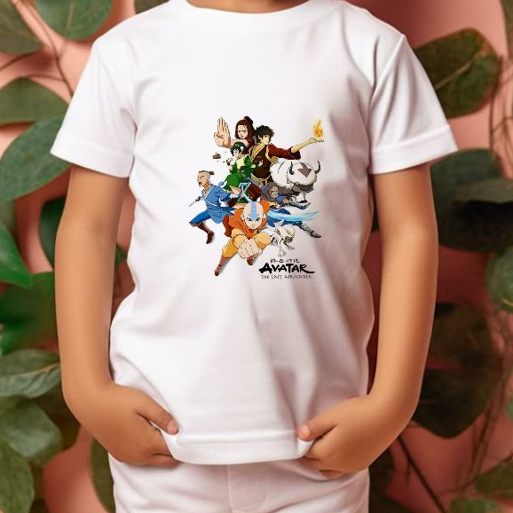 CAMISETA UNISSEX INFANTIL E ADULTA,DESENHO ANIMADO,FILME,AVATAR,MODA CASUAL,PLUS SIZE