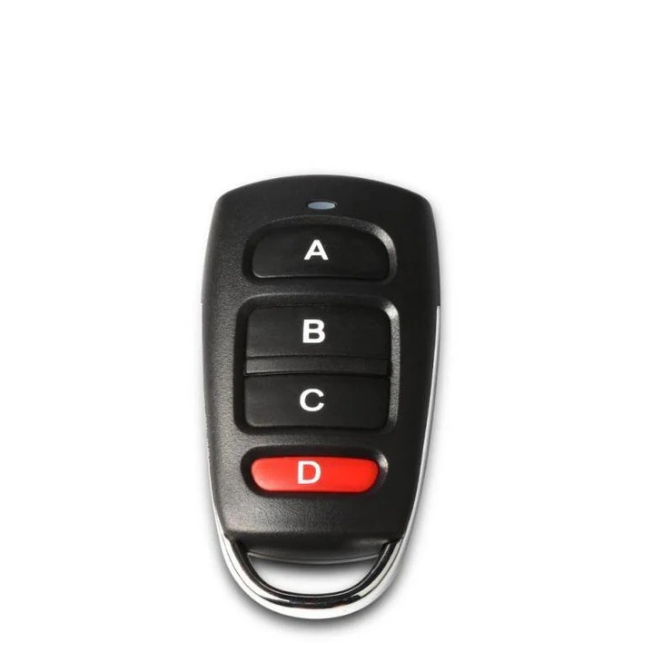Controle Remoto Qiachip KT16 4 Botões 433MHz com Código Aprendizado para Portões e Alarmes