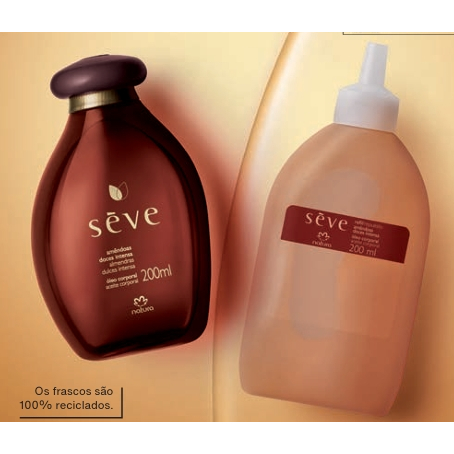 KIT 2 FRASCOS Óleo Desodorante Corporal Sève Amêndoas Doces NATURA ORIGINAL [PROMO ATÉ DIA 01/07]