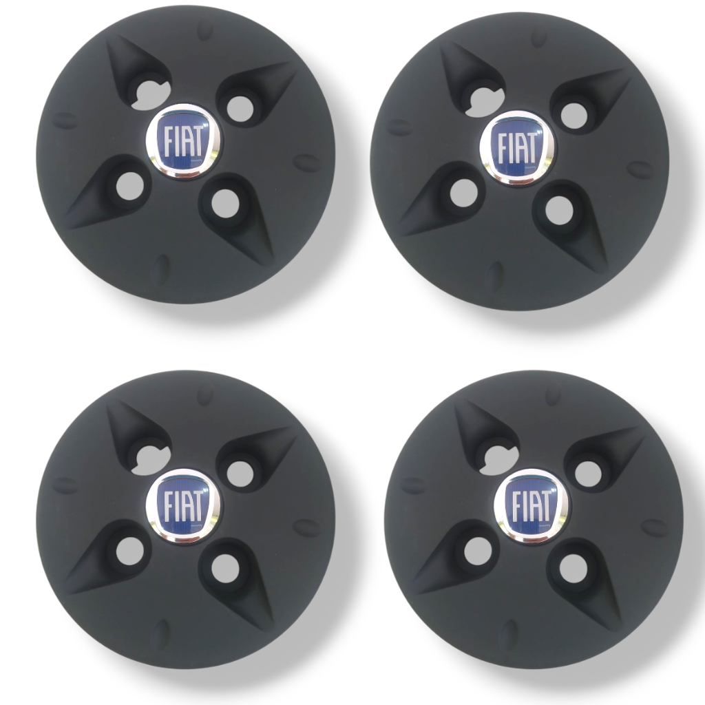 Jogo Calota Fiat Fiorino Doblo Palio Uno Roda Ferro Aro 13 14 15