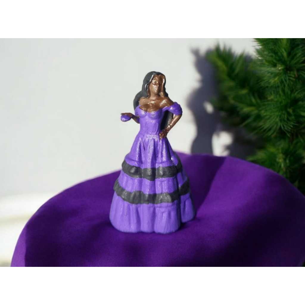 MARIA MULAMBO EM RESINA - IMPRESSÃO 3D