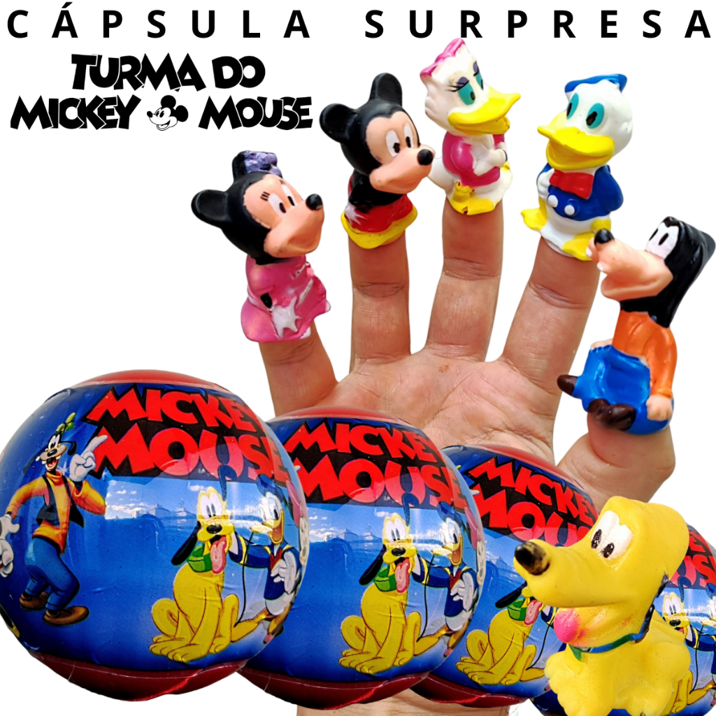 01/12 UN Lembrancinha de Festa Turma do Mickey Mouse, Ideal para Kit Festa, Brinde Aniversário