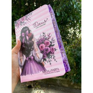 Abas adesivas roxo para biblia com marcação de coração em Oferta na Shopee