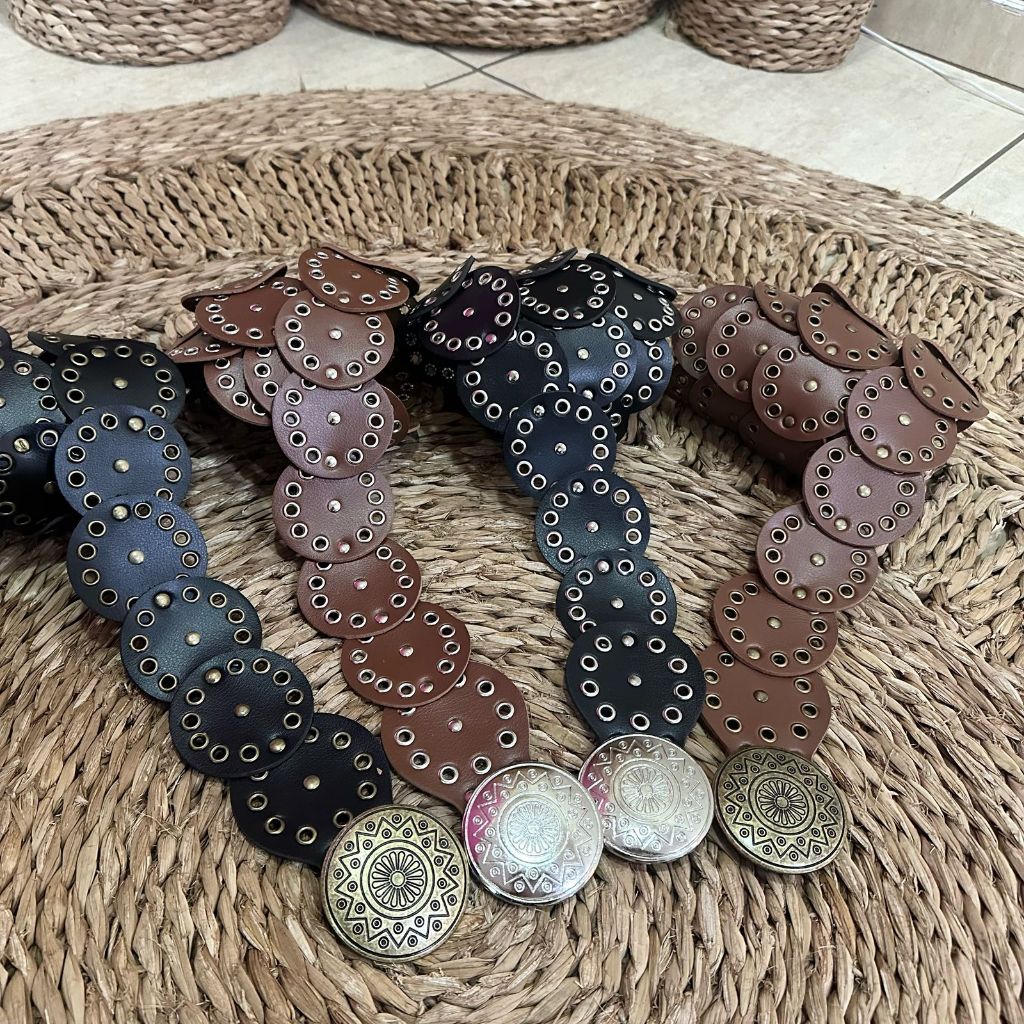 Cinto Boho Chic Country Feminino Com Fivela Em Metal Moda Sertaneja Rodeio em Oferta na Shopee