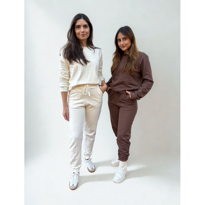 Conjunto Moletom Feminino Flanelado 100% Algodao CINTURA ALTA