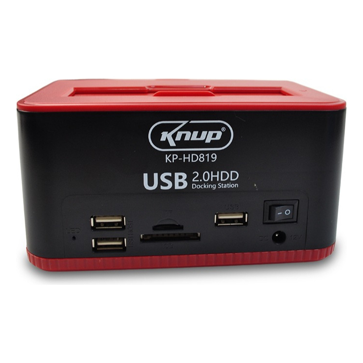 Case Dock Station Knup Hd Sata 2,5/3,5 Sd Pendrives Usb 2.0