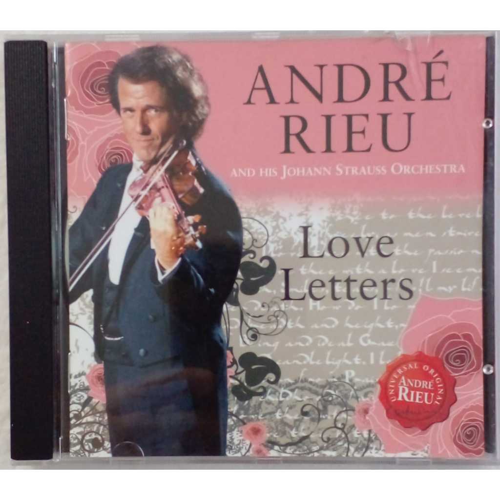 CD André Rieu – Love Letters | Música Clássica Romântica | Orquestral | Edição Nacional 2014