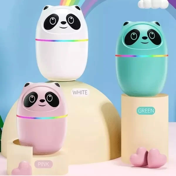 Umidificador De Ar Panda 130ML LED USB