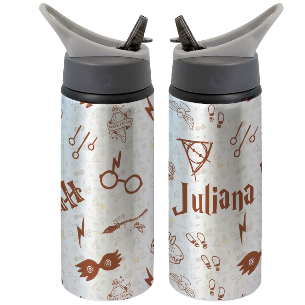 Garrafa Harry Potter Hogwarts Squeeze Infantil Magia e Estilo em Oferta na Shopee