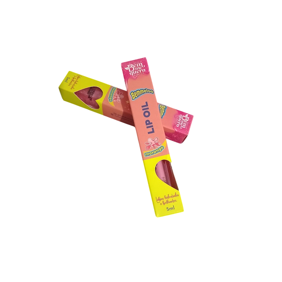 Gloss Lip Oil Bemmeloo Bella Bem Me Quero 5ml – Frutas com Glitter Brilhante Hidratação com Glitter e lip oil — imagem 2 de 2