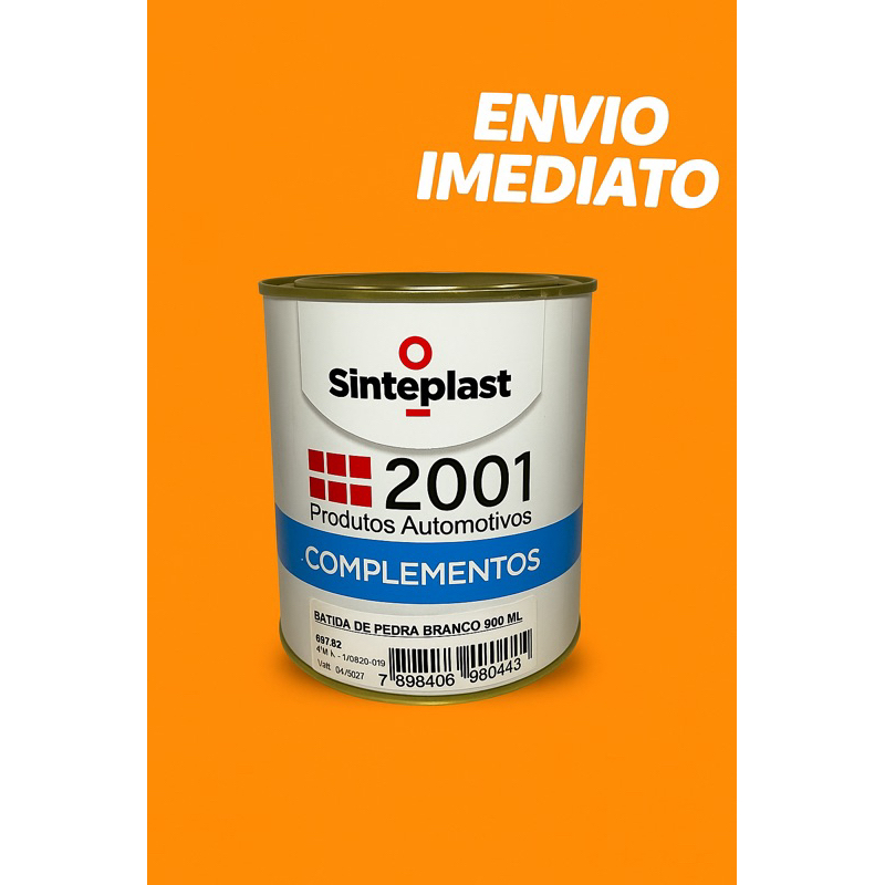 Emborrachamento automotivo Batida de Pedra Branco 900ml Sinteplast 2001 em Oferta na Shopee