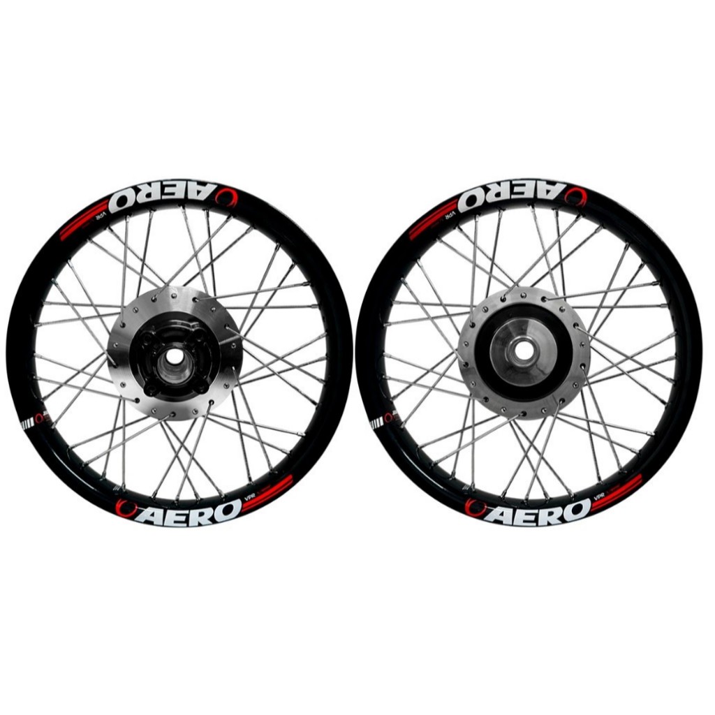Par Roda Jante Alumínio Viper Aero Preto Fan 125 09/18 Diamantado Disco Tambor