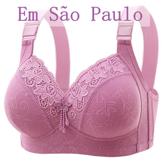 Sutiã Para Mulheres Lingerie De Peito Ajustável Sem Anel De Aço Grande Superior Pequeno Antiderrapante Confortável em Oferta na Shopee