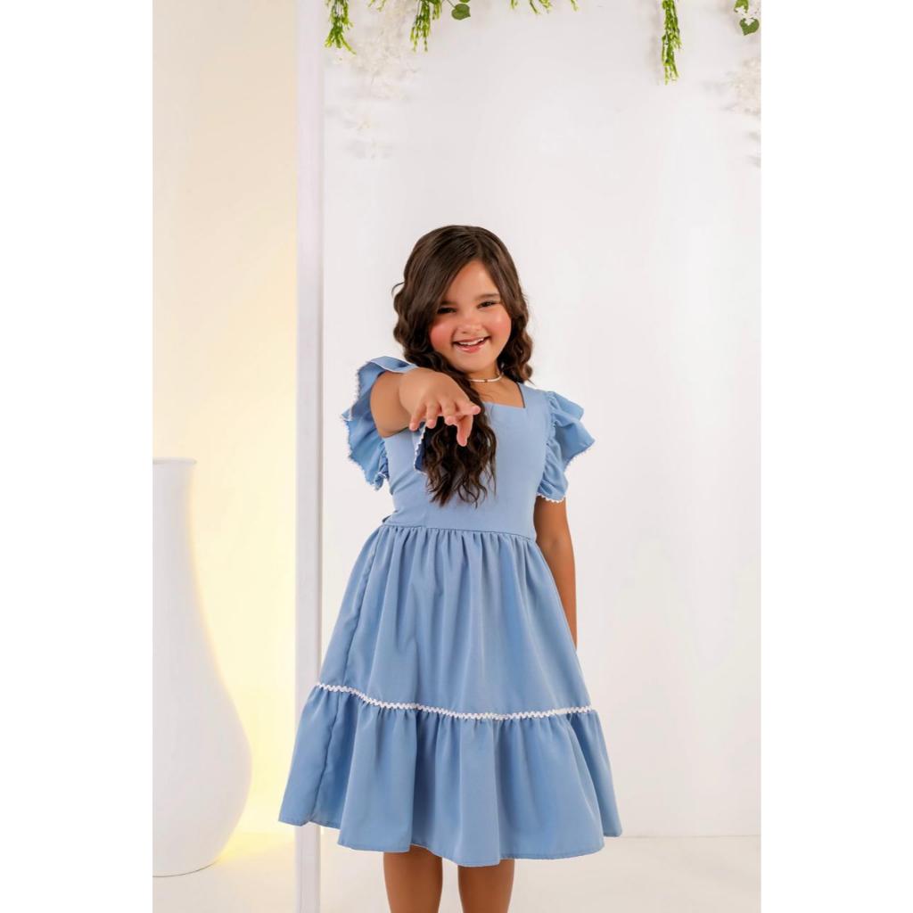 Vestido Infantil Natal Batizado Aniversário Formatura Festa