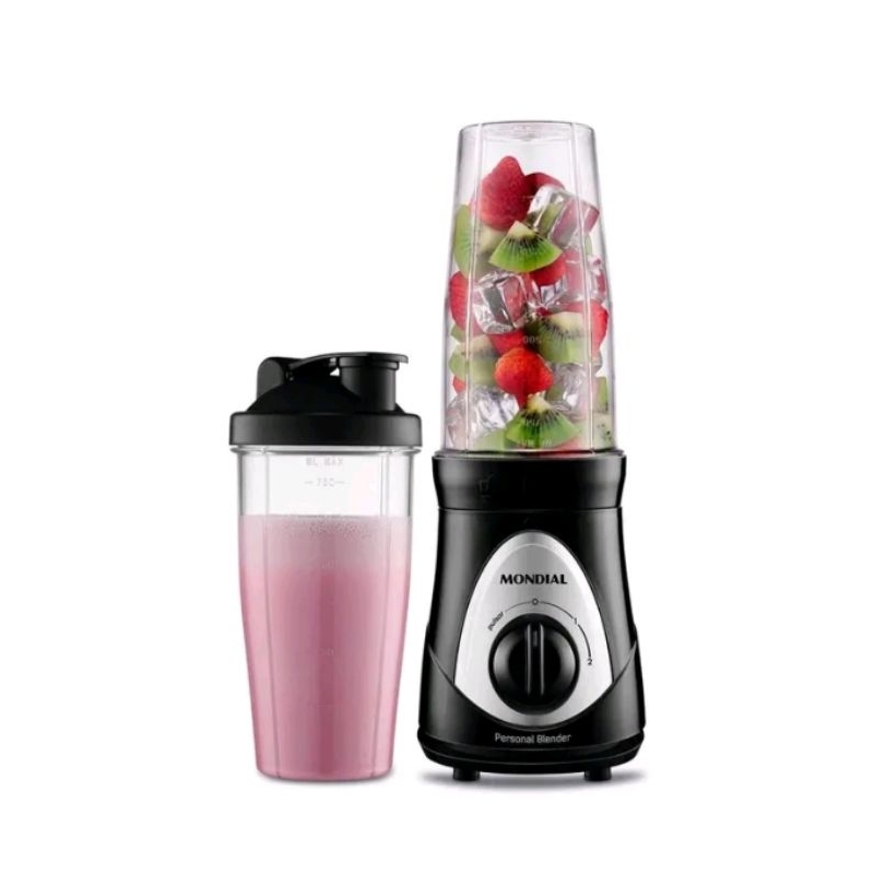 Personal Blender,Mondial,Preto/Prata,300W – DG-01