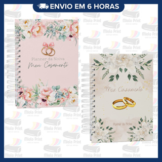 Planner da Noiva A5 – Organização de Casamento com Checklist, Orçamento e Lista de Convidados em Oferta na Shopee