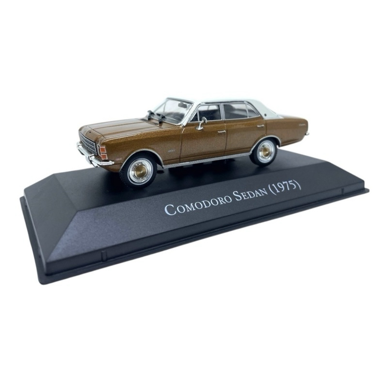 Miniatura Chevrolet Opala Comodoro Sedan 1975 escala 1/43 Chevrolet Collection Série Ouro
