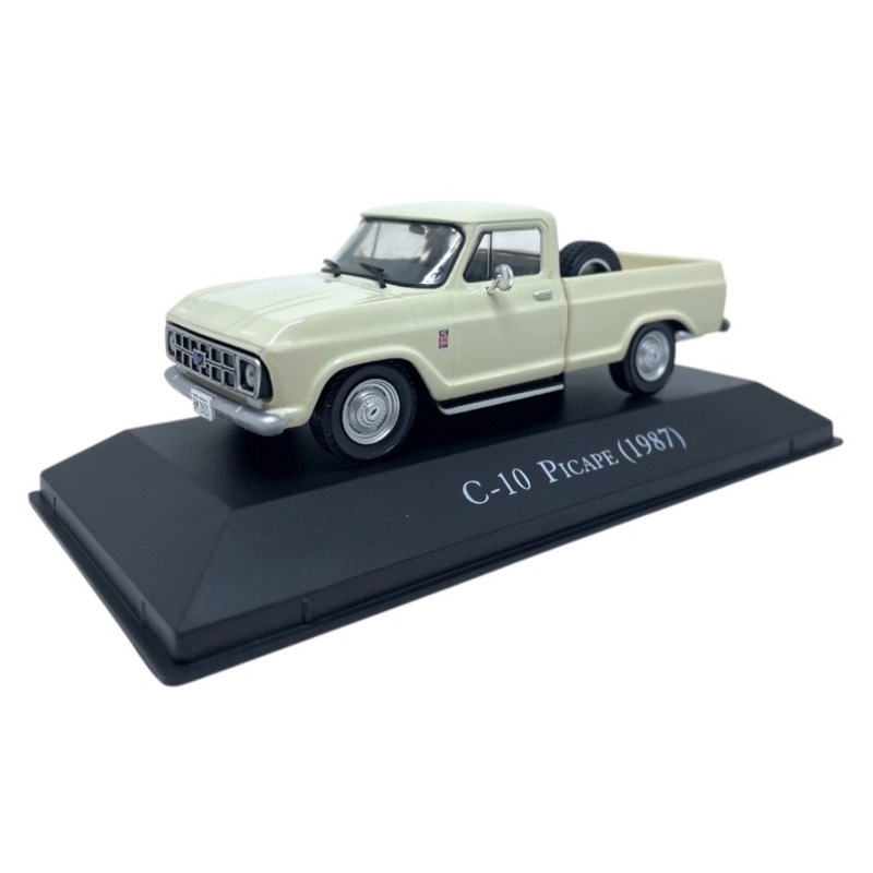 Miniatura Chevrolet C-10 Picape 1987 escala 1/43 Chevrolet Collection Série Ouro