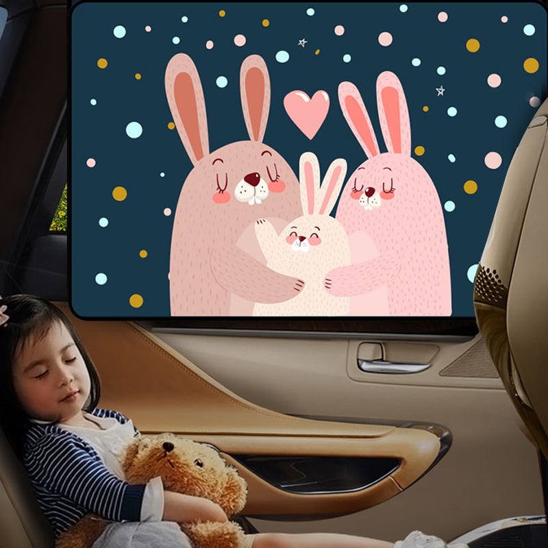 Cortina Protetor Solar Blackout Janela Carro Bebê Infantil Magnética