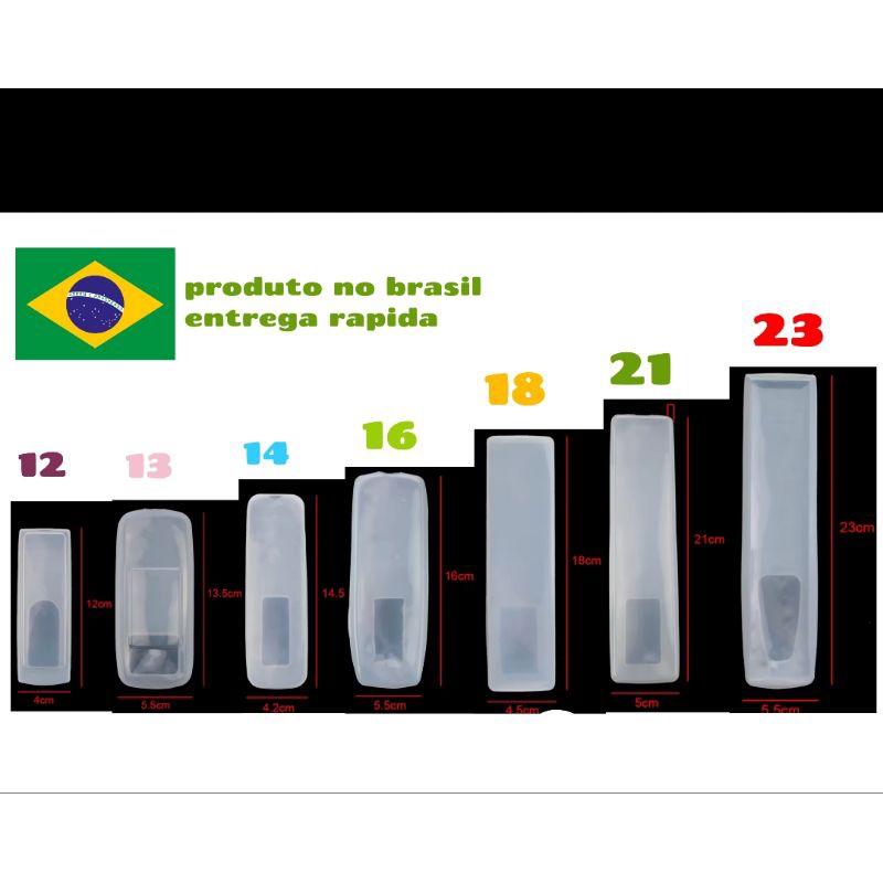 capa controle remoto universal escolha a medida correta par seu controle