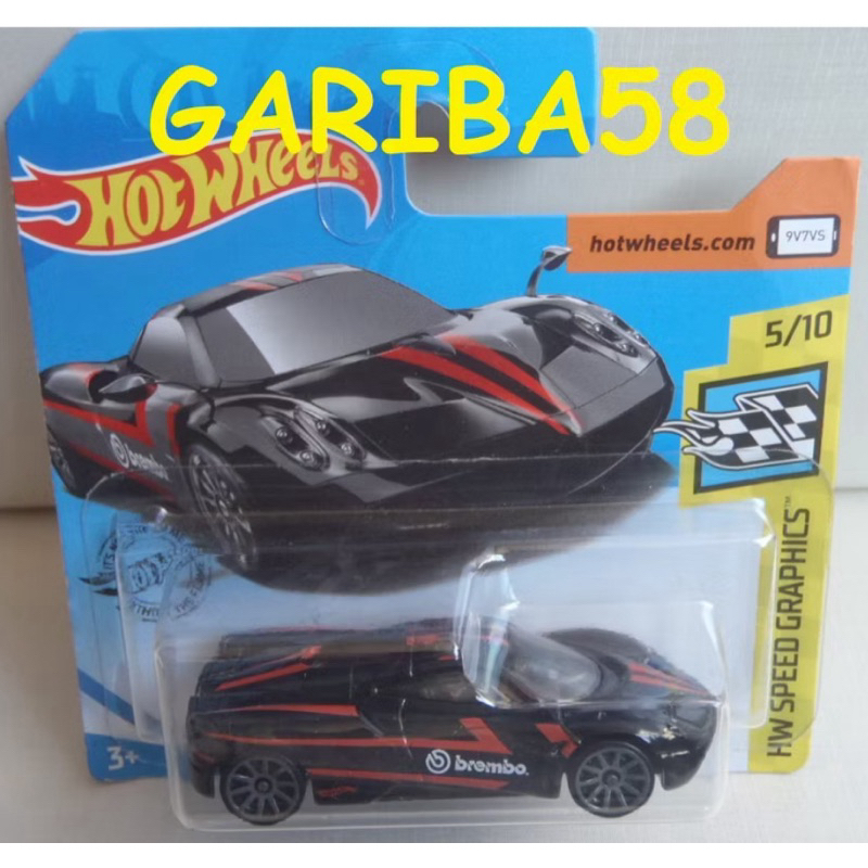 HOT WHEELS PAGANI HUAYRA BREMBO 2019 SPEED GRAPHICS GARIBA58