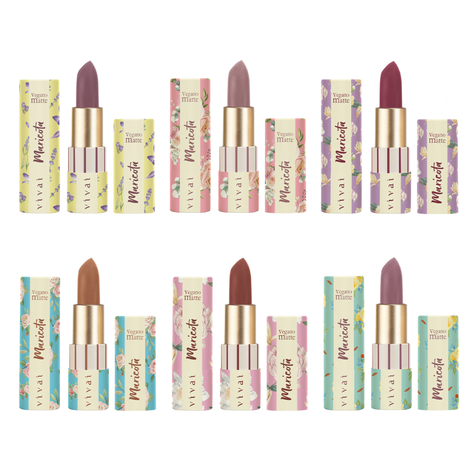 Batom Maricota Vegano Em Bala- Vivai - lindas Estampas em Oferta na Shopee