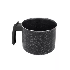 Fervedor Antiaderente 16Cm Preto Nacional
