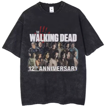 Camiseta The Walking Dead  Adulto/Infantil Lançamento Camiseta Em Algodao