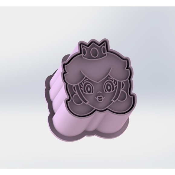 Ejetor e modelador de Docinhos e Doces Princesa Peach - Super Mario