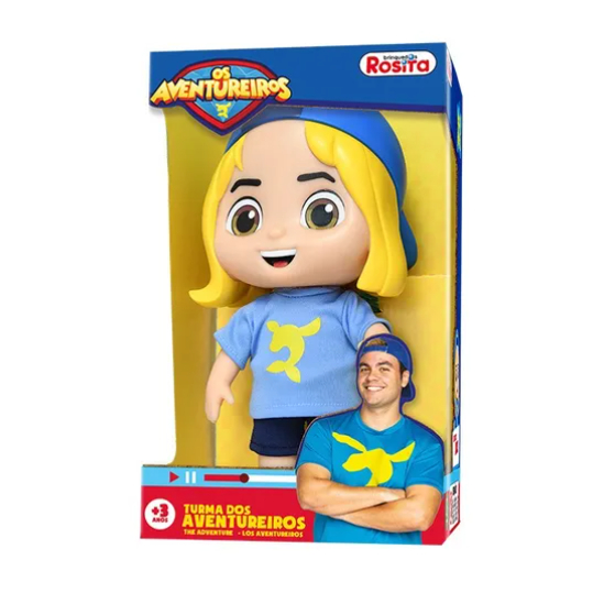 Boneco Luke Youtuber Turma Dos Aventureiros Lucas Neto Rosita Original