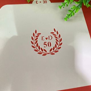 Stencil Personalizado - Para confeitaria e artessanato em Oferta na Shopee