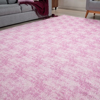 Tapete La Belle Antiderrapante  2,00m x 1,40m Rosa Bebê Para Quarto de Menina Infantil Sala em Oferta na Shopee