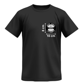 CAMISETA PERSONALIZADA COM SEU LOGO, SUA MARCA, SUA IMAGEM 100% ALGODÃO UNISSEX UNIFORME em Oferta na Shopee