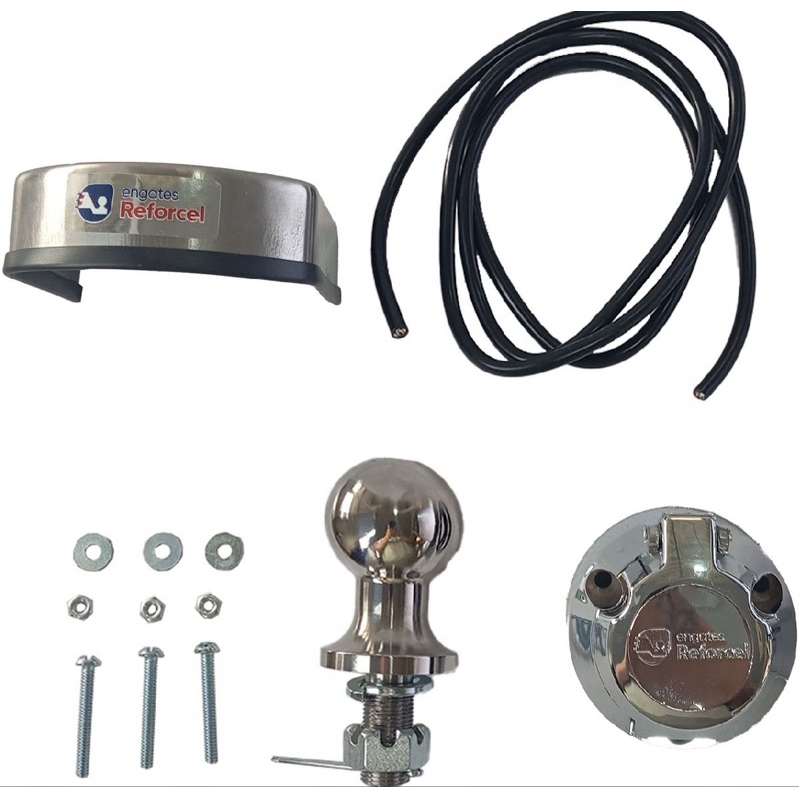 KIT para Engate Reboque Fixo Reforcel em Oferta na Shopee