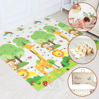 Tapete bebe emborrachado 8mm grosso Tatame Infantil Bebê Dupla Face tummy time atividades…
