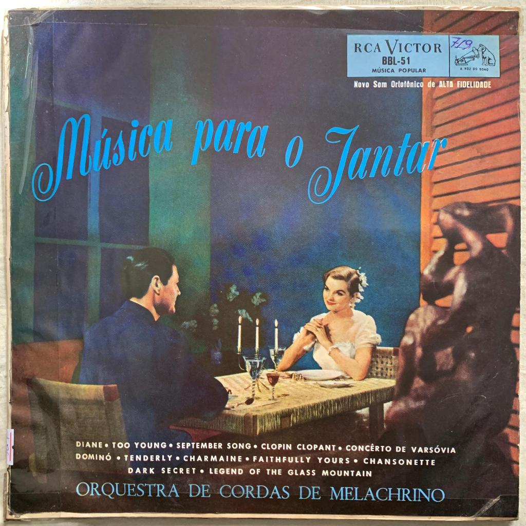 Disco de Vinil LP - Música Para o Jantar - Orquestra de Cordas de Melachrino