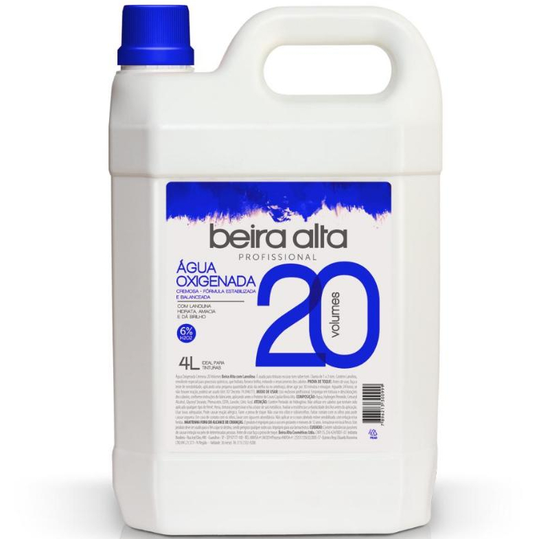 Água Oxigenada Volume 20 4L Beira Alta