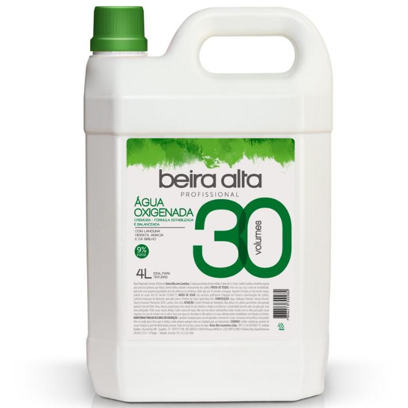 Água Oxigenada Volume 30 4L Beira Alta