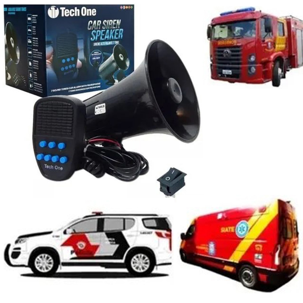 Sirene 7 Tons Techone: Onde Comprar | BuscaProdutos