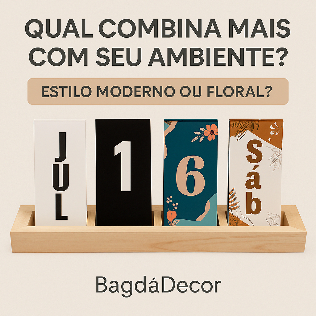 🗓️ Calendário Cubo de Madeira | Permanente e Minimalista | Organização com Estilo - ENVIO IMEDIATO em Oferta na Shopee