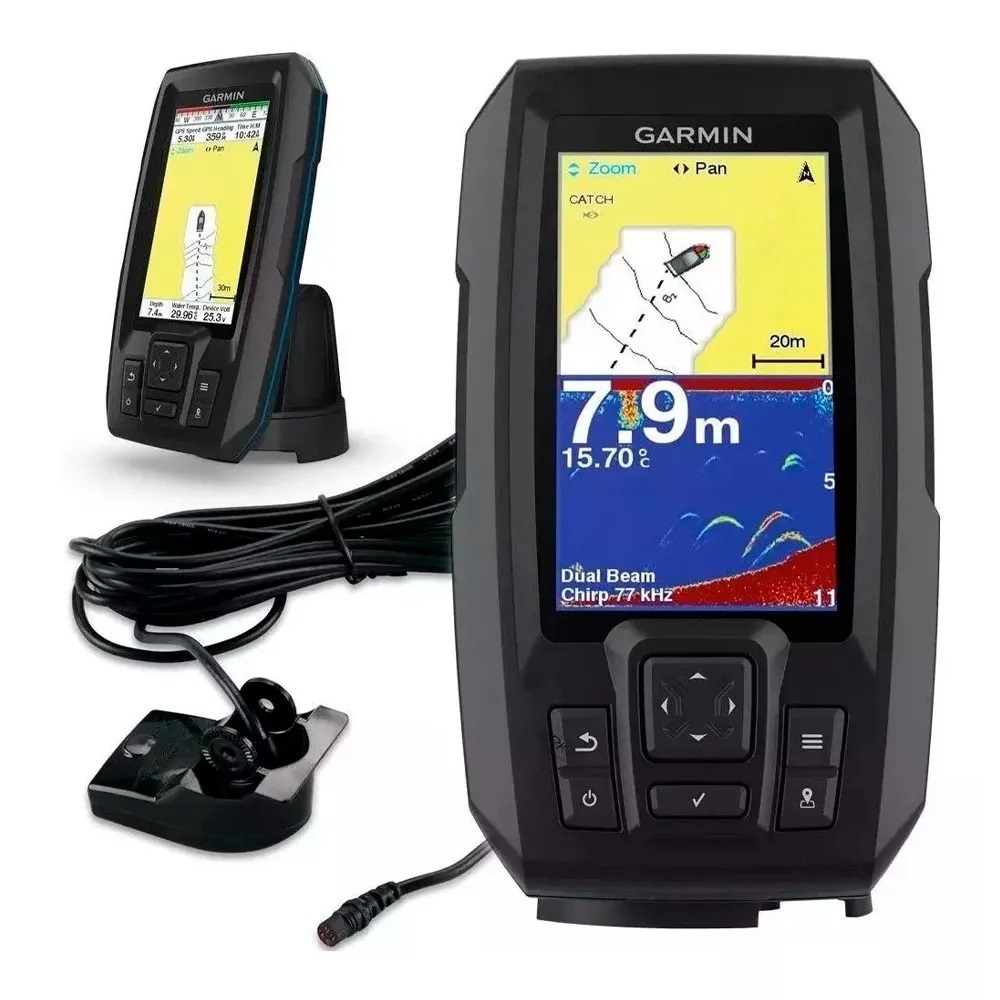 GPS Sonar Pesca Striker 4 3.5" com Transdutor 010-01550-01 Novo na caixa