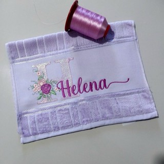 toalha escolar toalha bordada com nome escolar toalha de mão. toalha personalizada🤩
